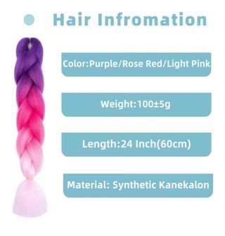 Extensión de trensa pelo sintetico