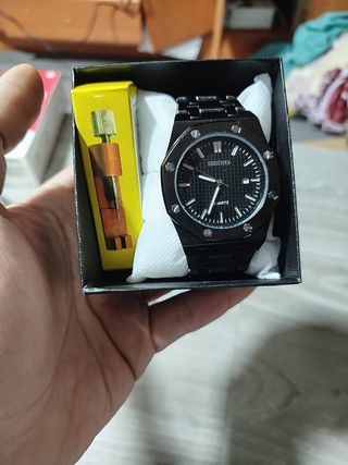 Reloj Seiko mod Negro 42mm Nuevo