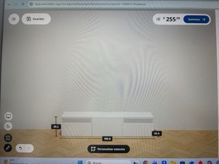 Mueble TV BESTA Ikea Blanco