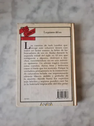 Libro La Quimera del Oro Anaya