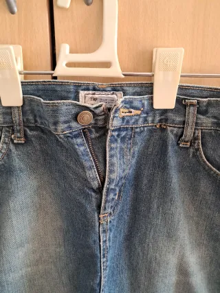 Falda tejana con cordones