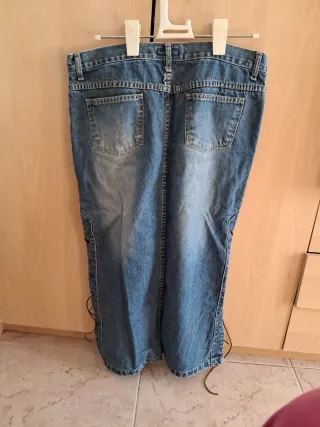 Falda tejana con cordones