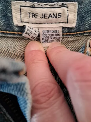 Falda tejana con cordones