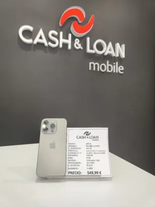 iPhone 15 Pro 128GB Plata