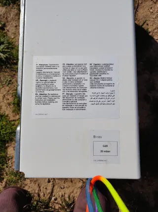 Calentador Baxi exterior