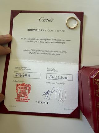 ALIANZA 1895, ANCHO 2,5 MM, oro amarillo