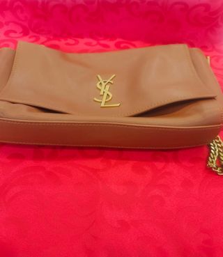 Bolso YSL Kate Doble Cara Marrón/Dorado