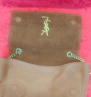 Bolso YSL Kate Doble Cara Marrón/Dorado