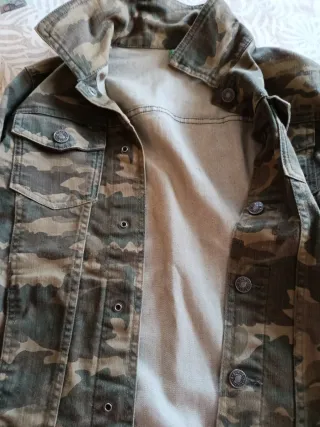 Chaqueta militar niño camuflaje