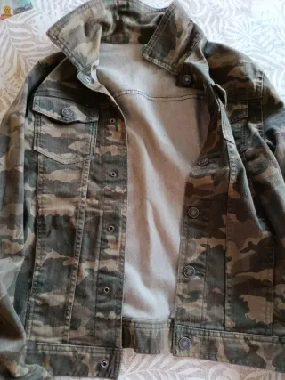 Chaqueta militar niño camuflaje