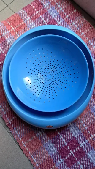 Scolapasta/Scolaverdure Blu