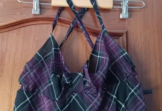 Vestido largo talla L espalda cruzada