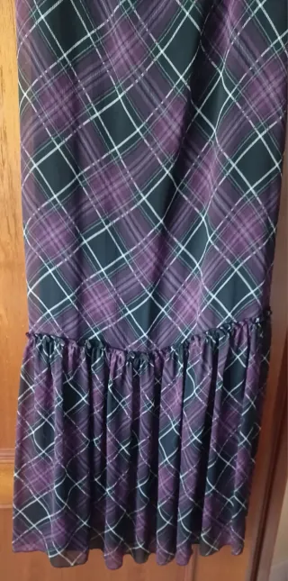 Vestido largo talla L espalda cruzada