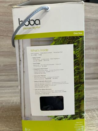 Portabebés Boba gris