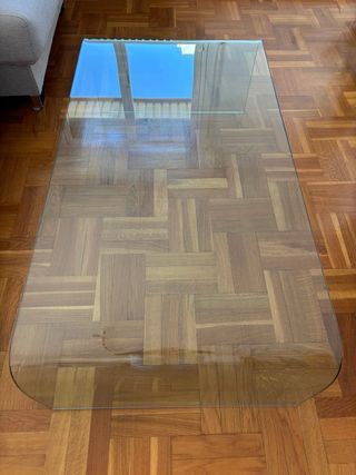 Tavolo da centro in vetro