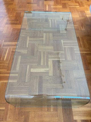 Tavolo da centro in vetro