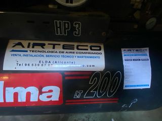 Compresor de aire Balma 200L HP3 Precio a convenir