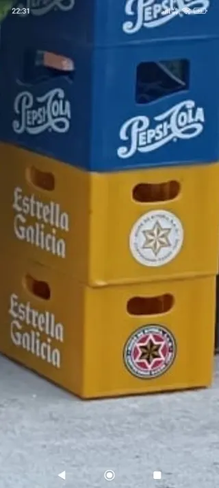 Cajas de plástico bebidas