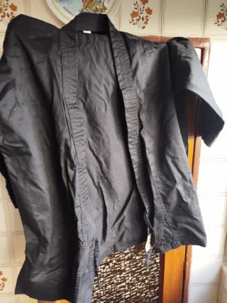 Kimono Negro Fuji Mae Talla 4/170