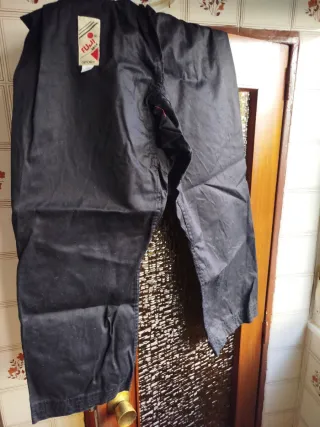 Kimono Negro Fuji Mae Talla 4/170