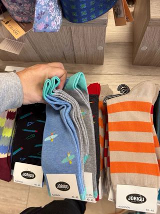 Calcetines Happy Shocks y Jorigu