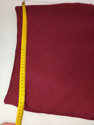 Falda indefeir burdeos