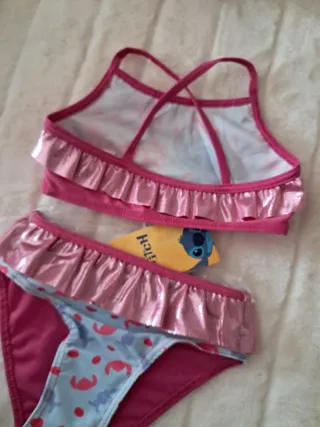 Biquíni infantil Stitch 3/4 anos - Novo
