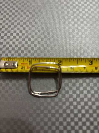 Pendientes Aros Cuadrados Plata de Ley