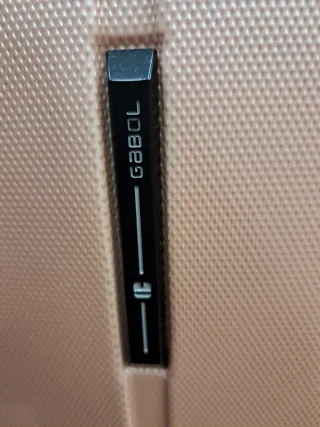 Maleta de cabina GABOL rosa/dorada