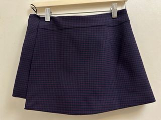 Falda pantalón cuadros Zara Talla XS