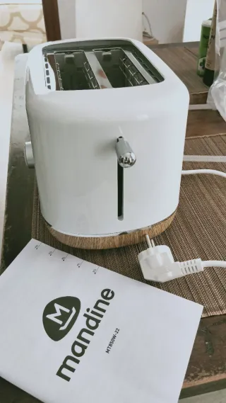 Tostadora Mandine 2 rebanadas