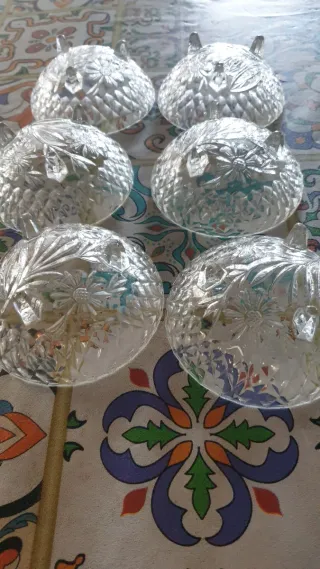 Tacinhas de Sobremesa Vintage - Conjunto de 6