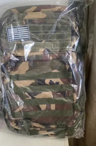 Mochila Táctica 50L Impermeable Camuflaje