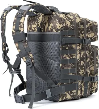 Mochila Táctica 50L Impermeable Camuflaje