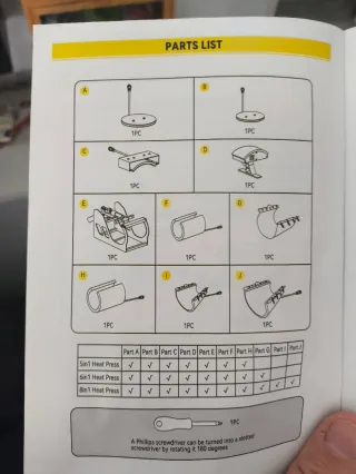 Prensa de Calor Vevor 8 en 1 Nueva en Caja