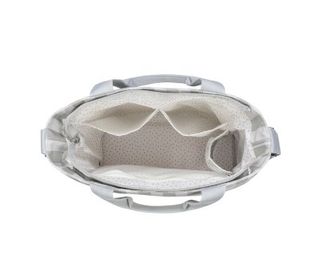 Bolso Canastilla Walking Mum Rayas Verde