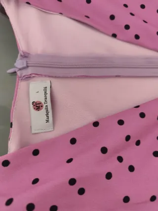 Vestido lunares mariquita trasquila