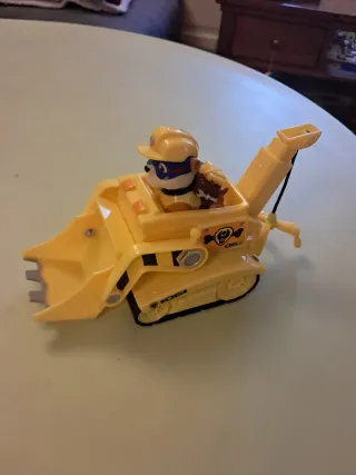 Paw Patrol Rubble Veicolo con Personaggio