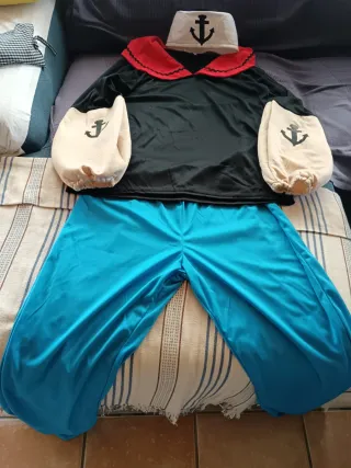 Disfraz Popeye Talla M Adulto