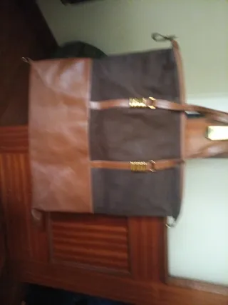 Bolso Loewe Piel y Ante Marrón