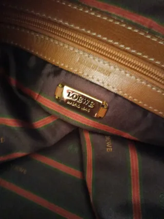 Bolso Loewe Piel y Ante Marrón