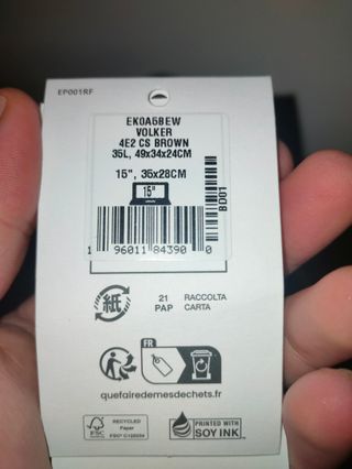 Mochila Eastpak Volker 35L Marrón