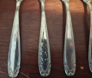 22 posate in argento 1000