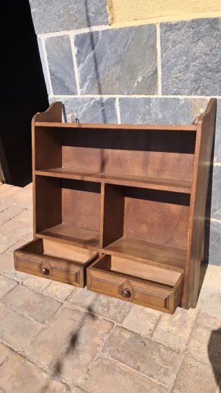 Estantería auxiliar madera mueble vintage