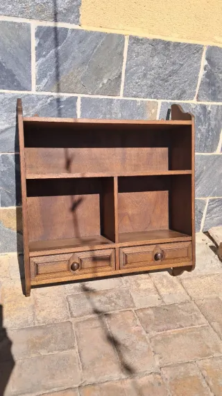 Estantería auxiliar madera mueble vintage