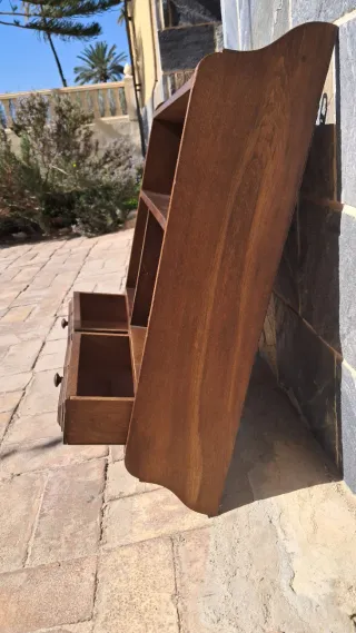 Estantería auxiliar madera mueble vintage