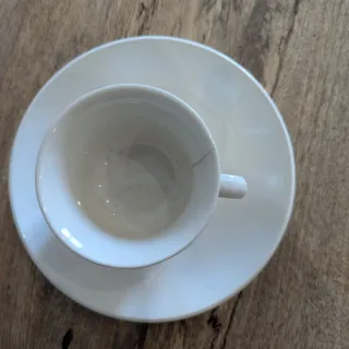 Taza de café y pato de La cartuja de Sevilla