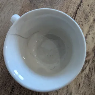 Taza de café y pato de La cartuja de Sevilla