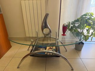 Tavolino da salotto in vetro