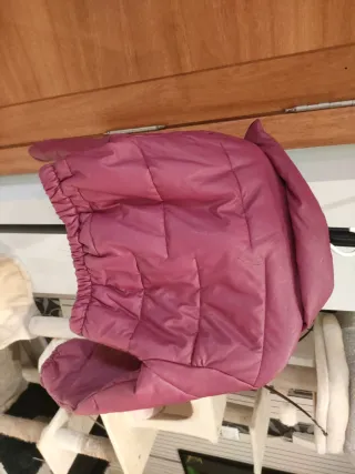 Chaqueta polipiel morada